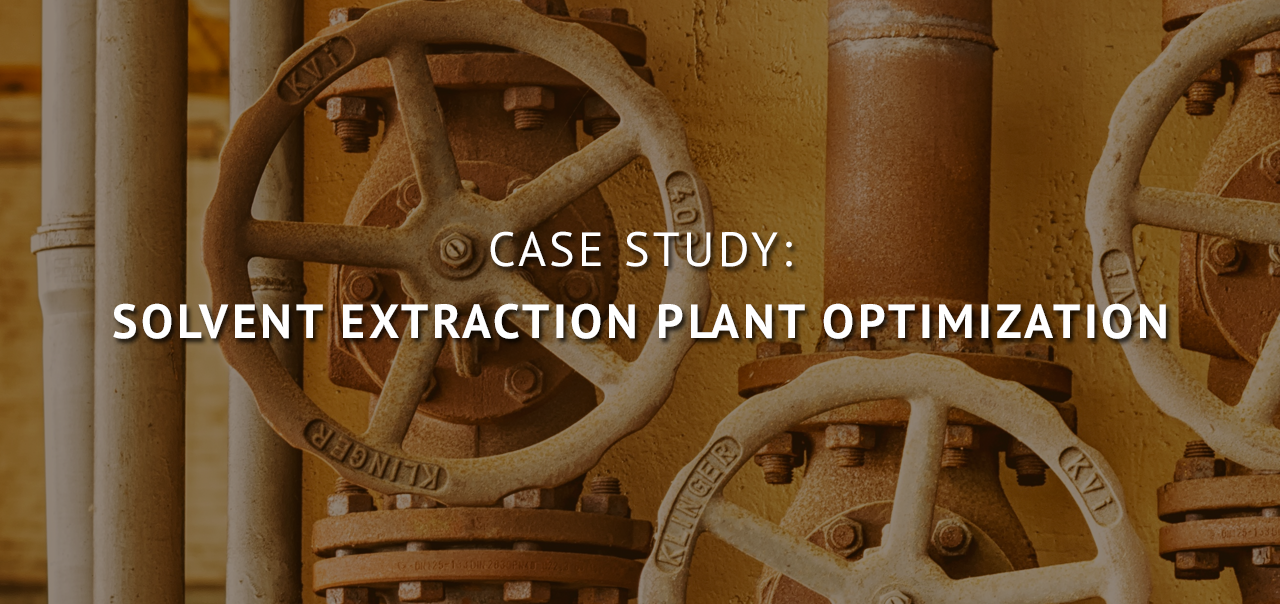 Solvent Extraction Plant Optimization: Case Study